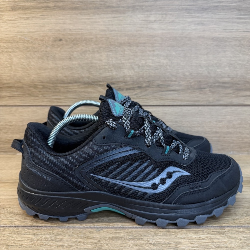 Saucony Excusion TR15 Black Jade Womens Athletic Sneaker 10W READ